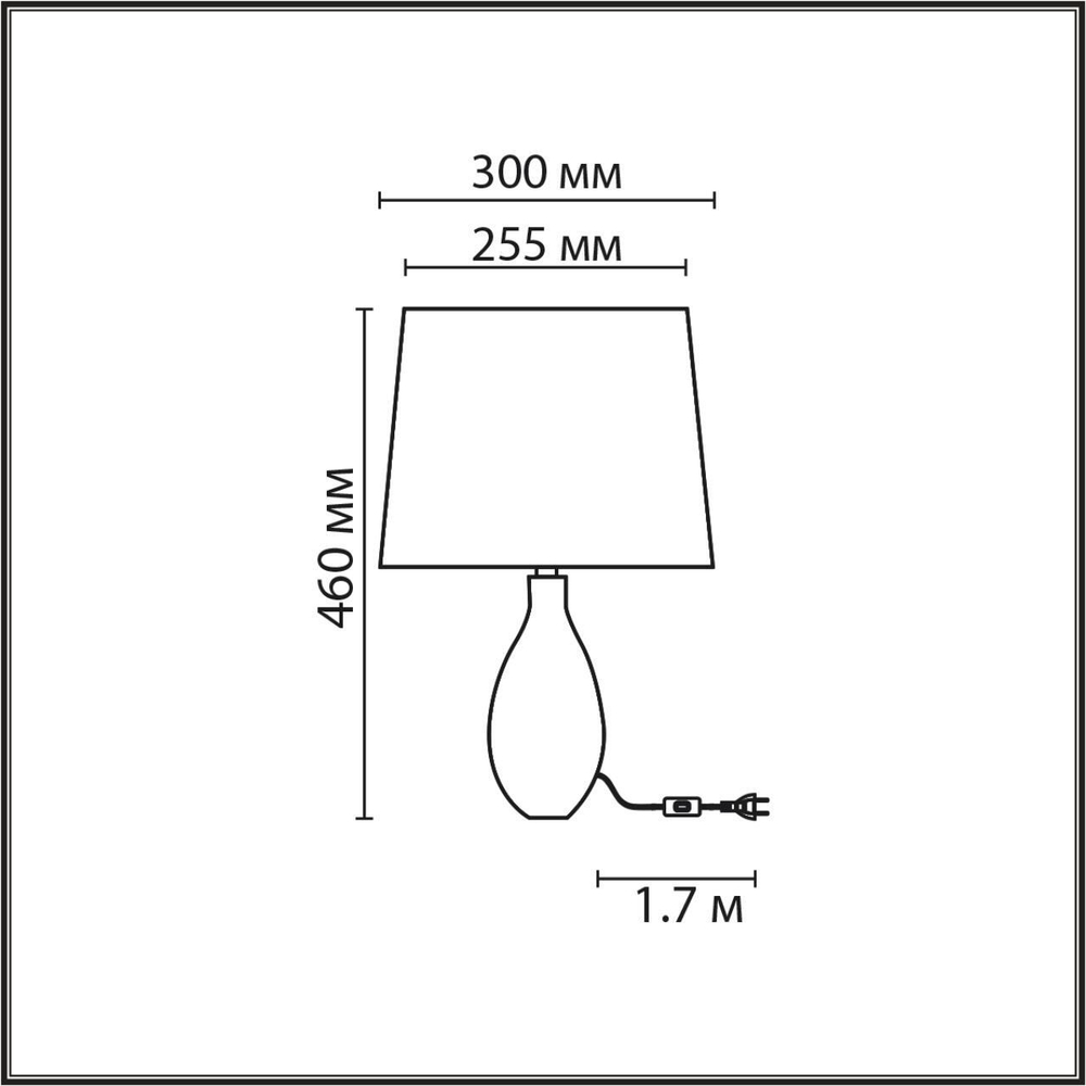 8137/1T MODERNI LN25 000 красный/белый, керамика/текстиль Настольная лампа Е27 1*60W 220V YARA