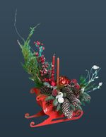 Сани снеговика