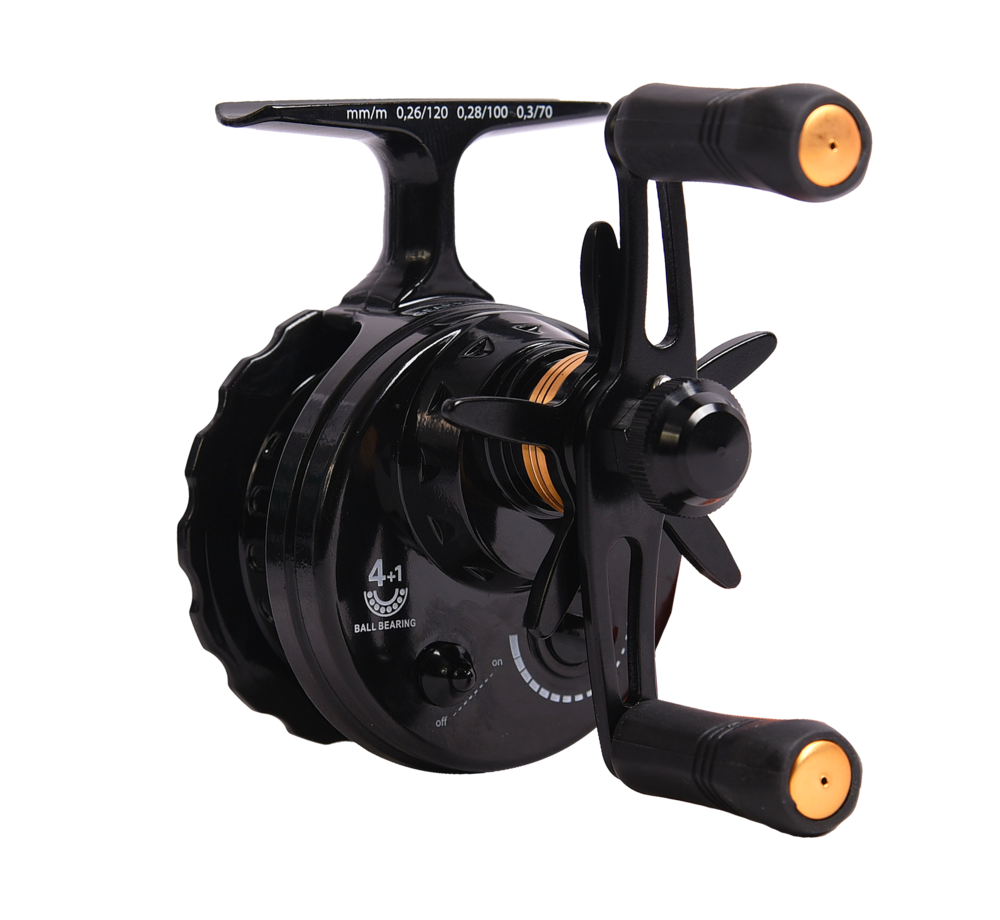 Катушка инерционная (зимняя) Black Side ICE ZEAL BLACK (4+1 подш.)