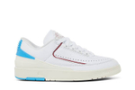 Кроссовки Jordan Air Jordan 2 Low "Gym Red And Dark Powder Blue" (Женская размерная сетка)
