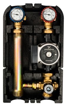 Насосная группа Stout 1" SDG-0002-002502 со смесителем с насосом Grundfos UPSO 25-65
