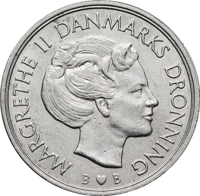 1 крона 1973-1989 Дания