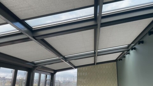 Шторы плиссе в кассете на радиоуправлении