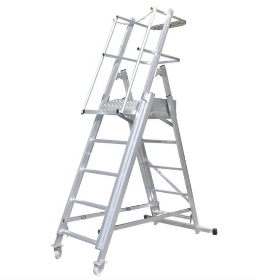 Лестница - платформа телескопическая MEGAL ТЛП-2 (2,1 - 3,7)