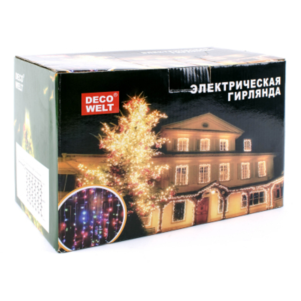 Электрогирлянда занавес 1216 led Reason Dlac1216/600400/rgb со стартовым шнуром