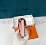 Сумка-клатч Hermes Maillon To Go Wallet в розовом цвете