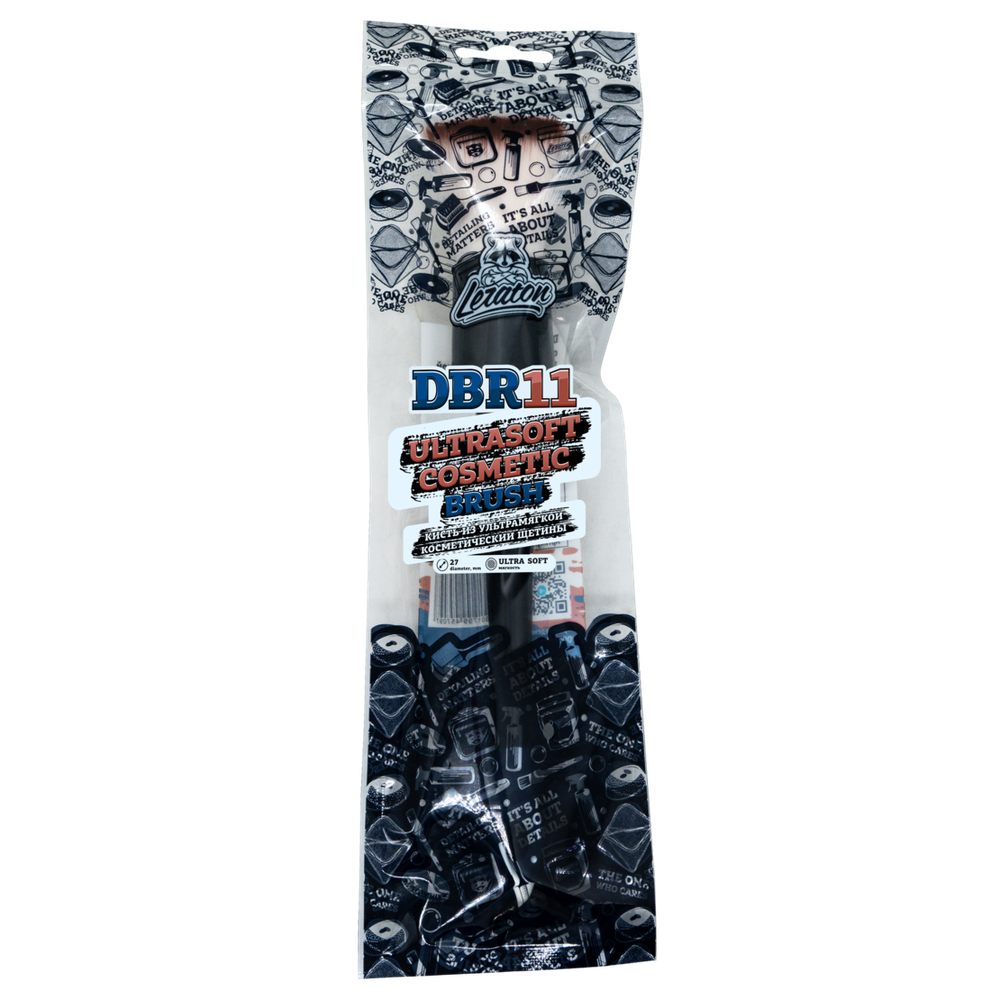 LERATON ULTRASOFT COSMETIC BRUSH DBR11 Кисть для детейлинга, косметическая щетина 27мм