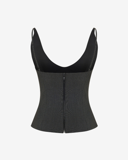 Топ из костюмной ткани