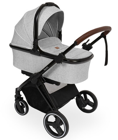 Детская коляска Nuovita Edel 2 в 1 Дымчато-белый