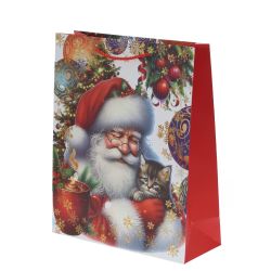 GAEM Пакет подарочный (бумага 210г/м2, блок 12шт), L26 W10 H32 см, 4в.