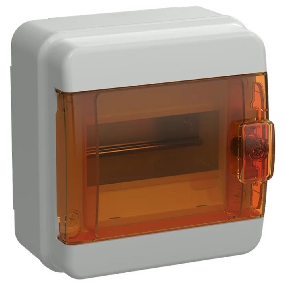 Корпус пластиковый КМПн-6 IP65 оранжевая прозрачная дверь TEKFOR IEK