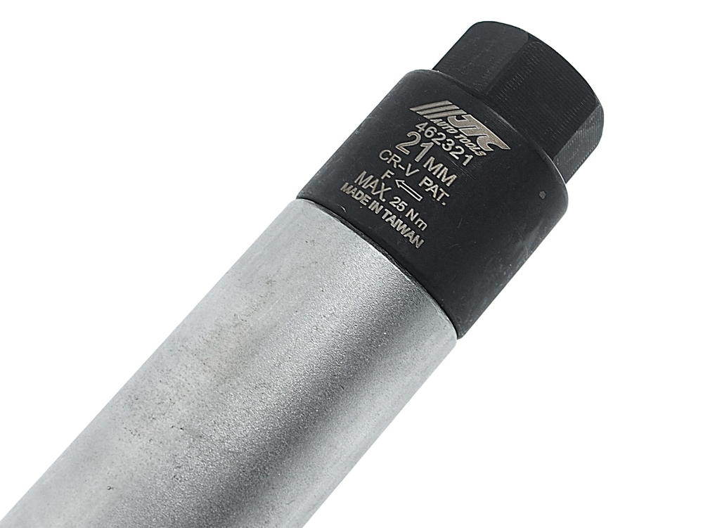 Головка свечная 3/8" 21мм 12-ти гранная с фиксированным усилием затяжки JTC