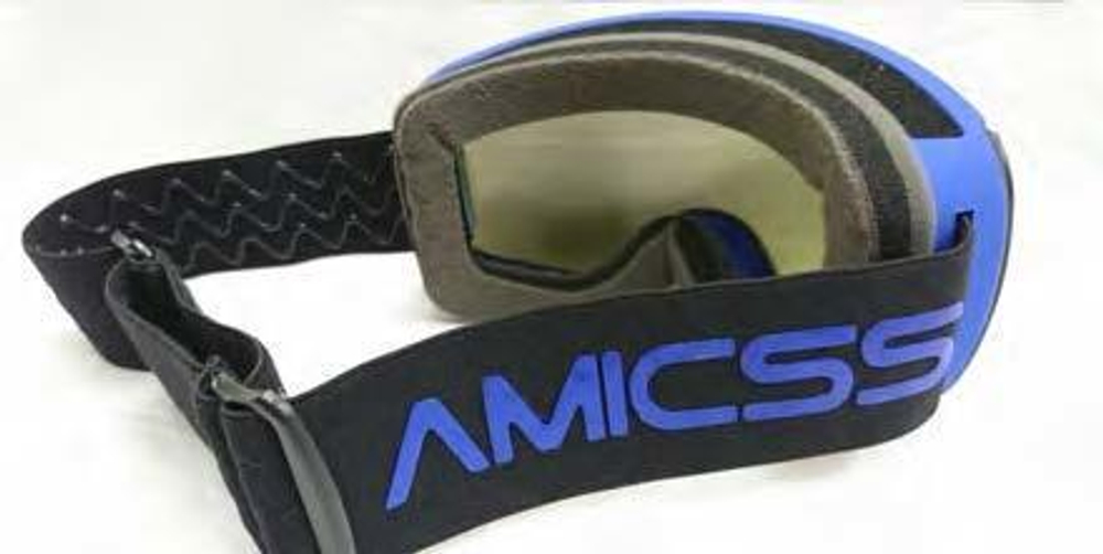 Очки горнолыжные Amicss Goggle Black/AMICSS blue