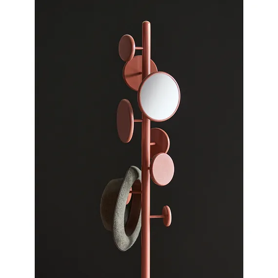 Вешалка напольная с полкой lingon, терракотовая