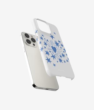 Чехол STARS ALIGNED (белый+синий) для iPhone