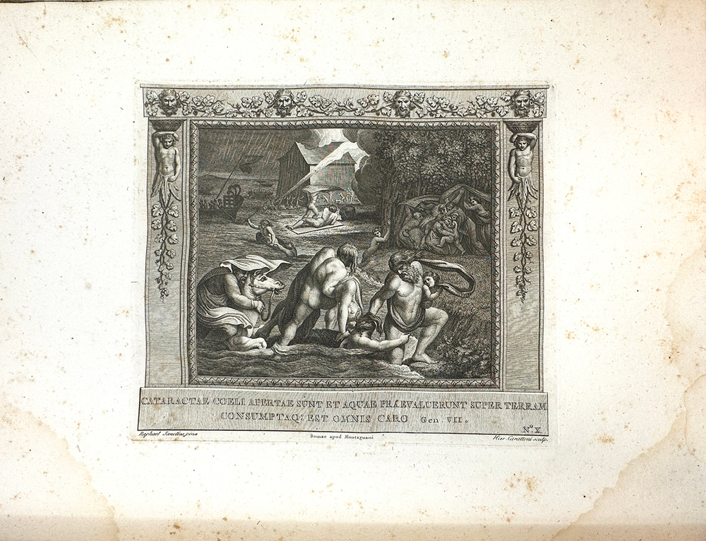 Фрески (картины) из перистилей Ватикана, руки Рафаэля Санти. На новых медных дощечках, изготовленных