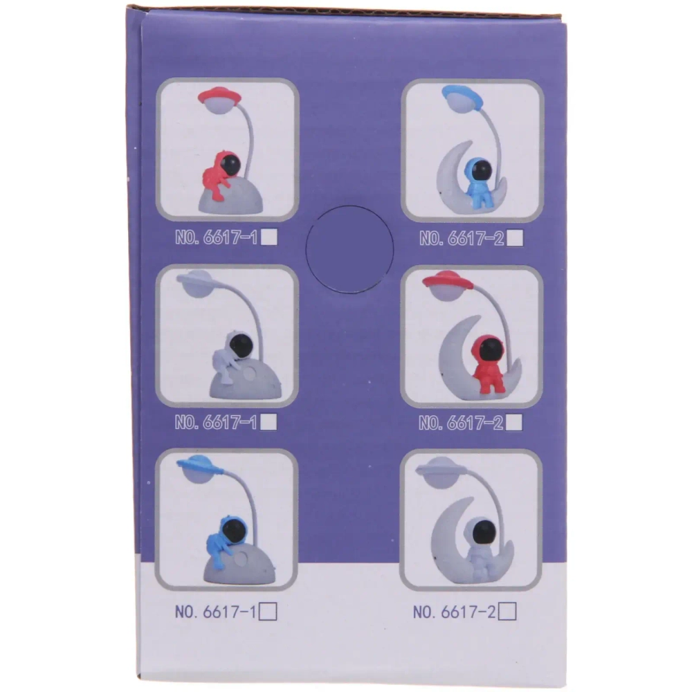 Светильник настольный «Cosmo-Космическая фантазия» LED 26*13*5см USB 4V 3w, Красно-белый