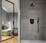 Душевая лейка прямоугольная 1 режим латунь 4716MRNM чёрный