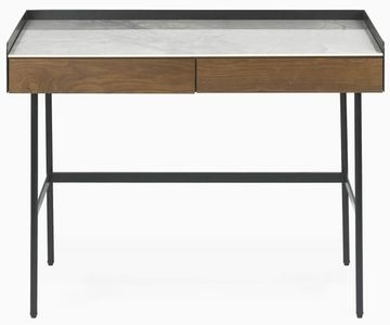 Письменный стол Fango 100х55 металл, дерево и керамическая столешница