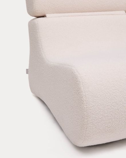 Club Кресло цвета экрю из ткани букле Испания La Forma