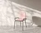 Стул Ror, Double Frame, розовый велюр