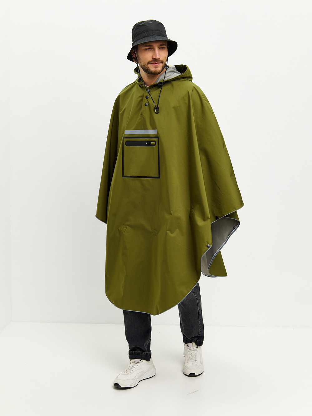 Комплект Дождевик-пончо & Панама