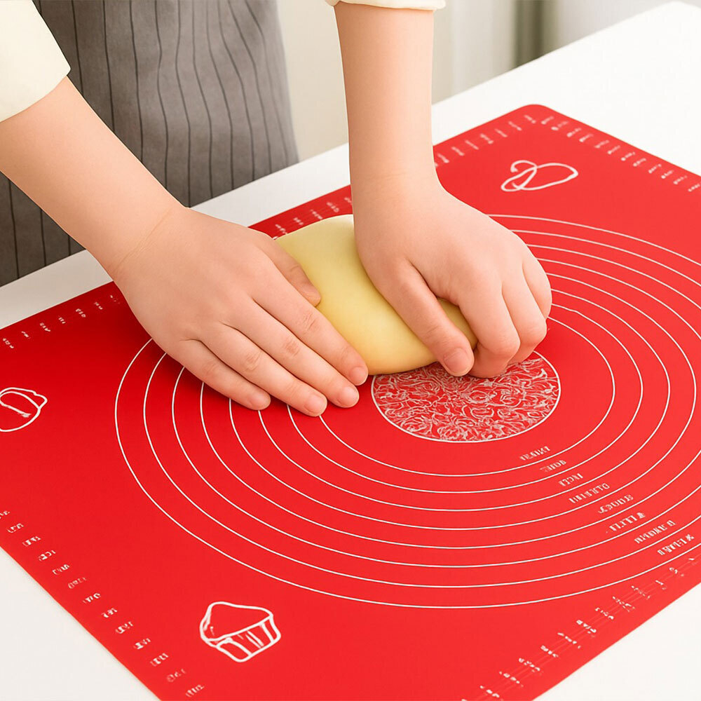 Коврик силиконовый для раскатки теста 65*45см YH678 №44