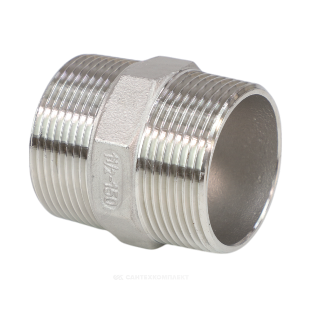 Ниппель сталь нерж Ду 32 (1 1/4") НР Benarmo
