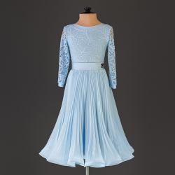 Laura 21-01-01-C | Платье гофре для спортивно-бальных танцев | Vasileva Dance