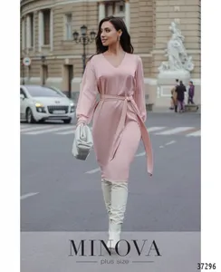 Платье 3134-В-пудра Minova