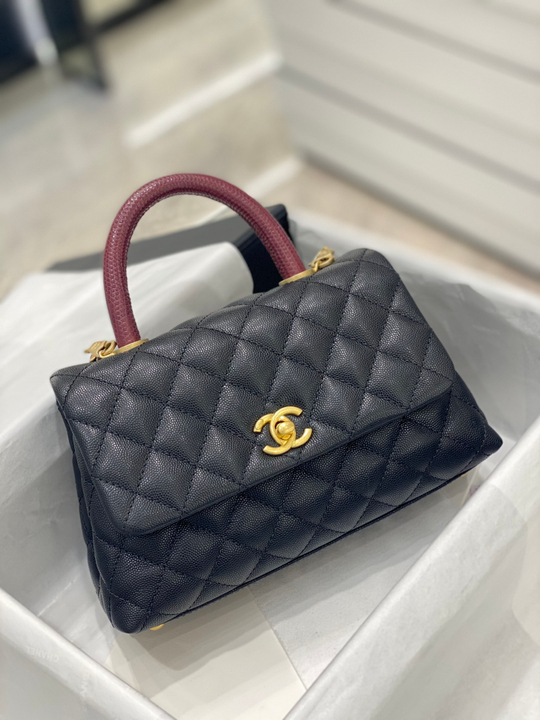 Chane1 Coco Handle Bag 23 cm
