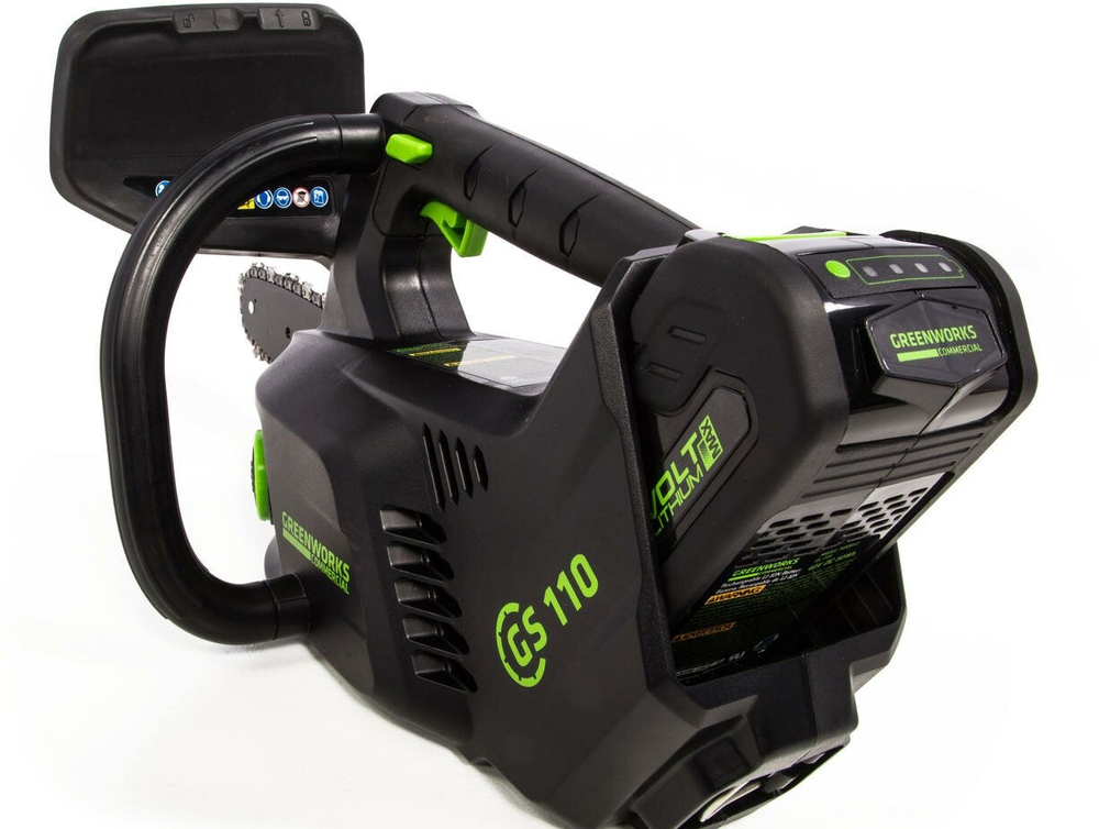 Пила цепная одноручная аккум. GREENWORKS GD40TCS 40В,25см,1/4-1,3-58,б/щ,без АКБ и ЗУ (2003807)