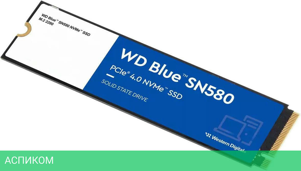 SSD диск WD Blue SN580 250GB (WDS250G3B0E)