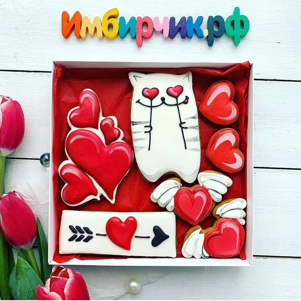 Имбирные пряники Любовь