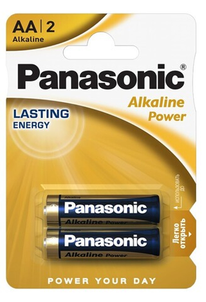 Батарейка PANASONIC LR 6 Alkaline Power bl/2**