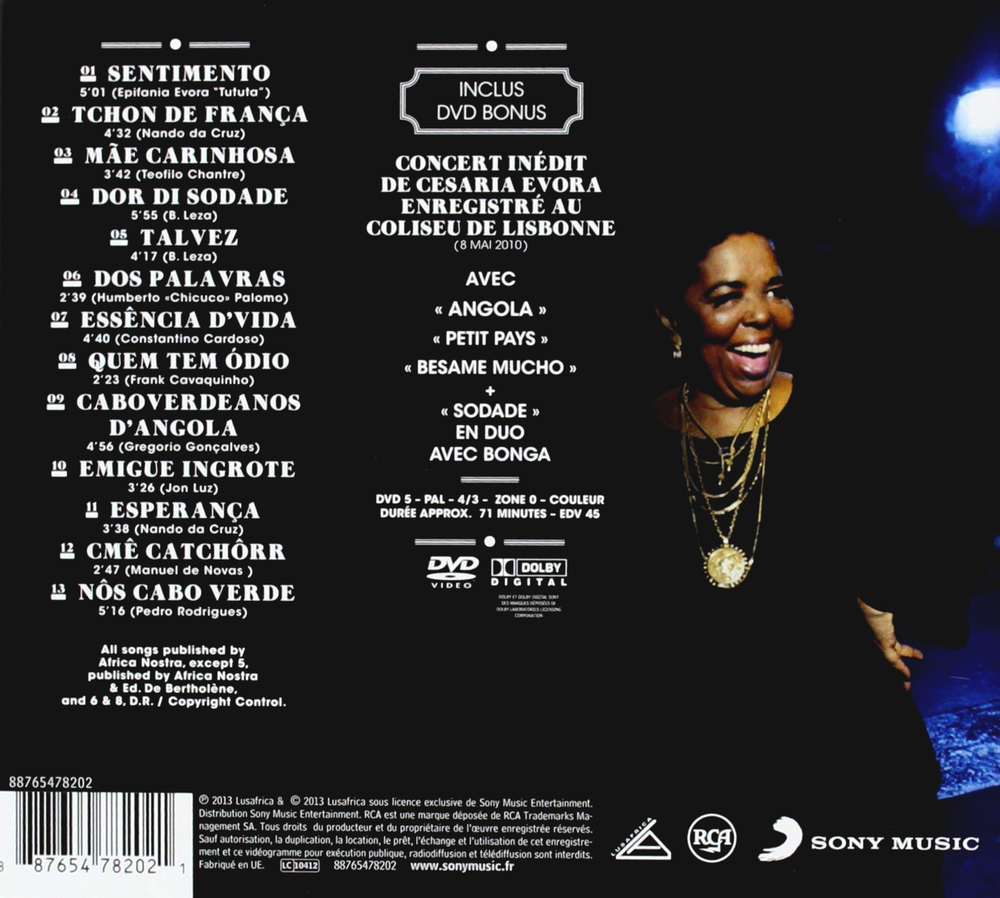 Cesaria Evora / Mae Carinhosa (CD+DVD)