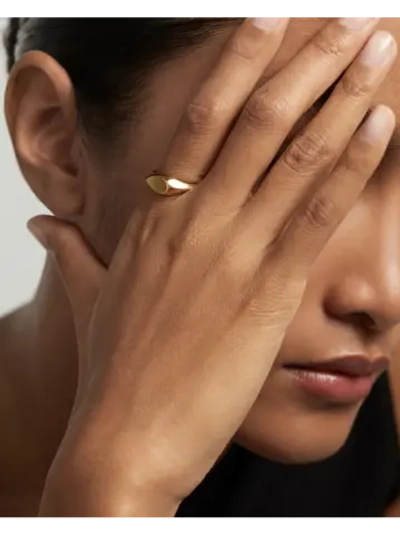 Кольцо Devi серебро 925 пробы покрытое золотом