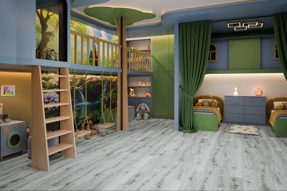 Кварц-винил SPC Damy Floor Family SPC 0,75мм 4,2 мм ДУБ АЛЬПИЙСКИЙ 2.635 м2