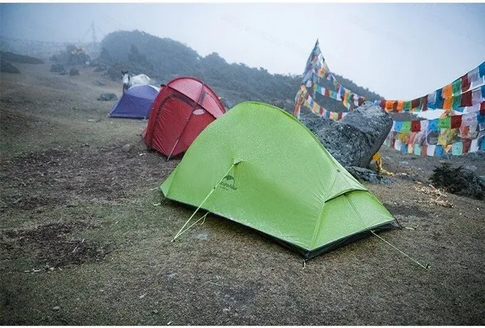 ПАЛАТКА NATUREHIKE CLOUD UP II 210T NH17T001-T С КОВРИКОМ