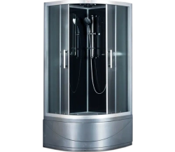 Душевая кабина Esbano (Эсбано) ESG-90CRB, с высоким поддоном, 90х90х210