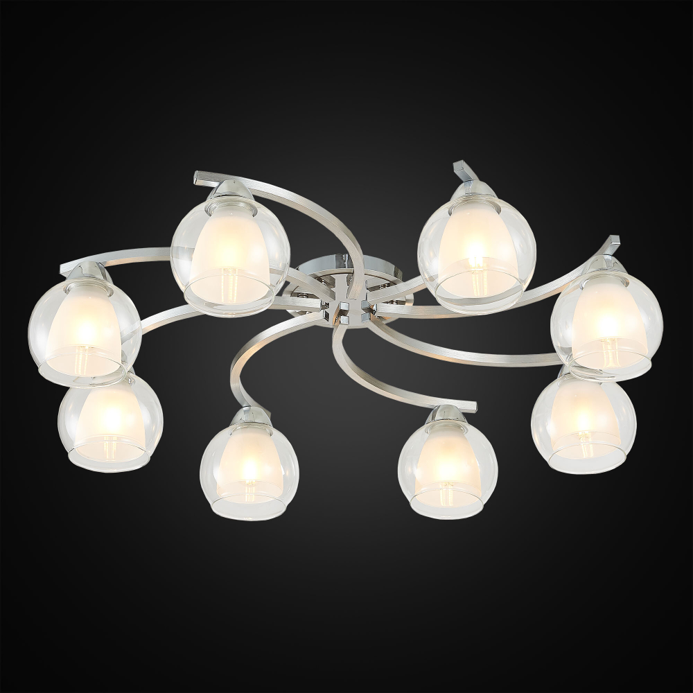 Citilux Кристи CL152187 Люстра потолочная Алюминий Хром