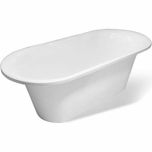 Ванна из литьевого мрамора Эстет Лион 174х80 белая, ФР-00000684