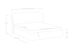 Кровать Nicole (140x190)