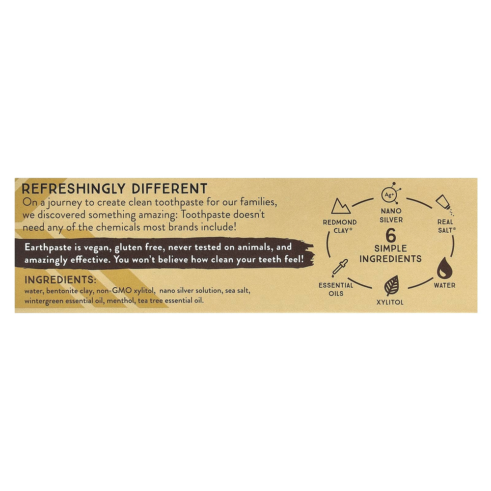 Redmond, Silver Earth Paste®, минеральная зубная паста, грушанка, 113 г (4 унции)