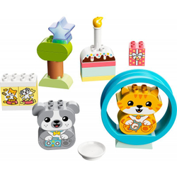 Конструктор LEGO DUPLO - Мой первый щенок и котенок со звуками 10977