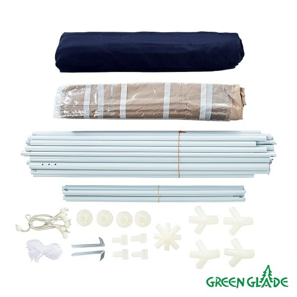 Тент садовый Green Glade 1031 3х3х2,5м, полиэстер