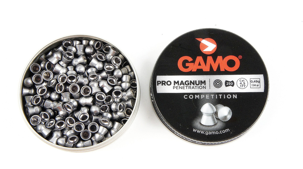 GAMO PRO-MAGNUM 4,5 мм  0,49г. (250шт.) пули пневматические