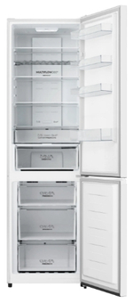 Отдельностоящий двухкамерный холодильник Gorenje NRK620FAW4