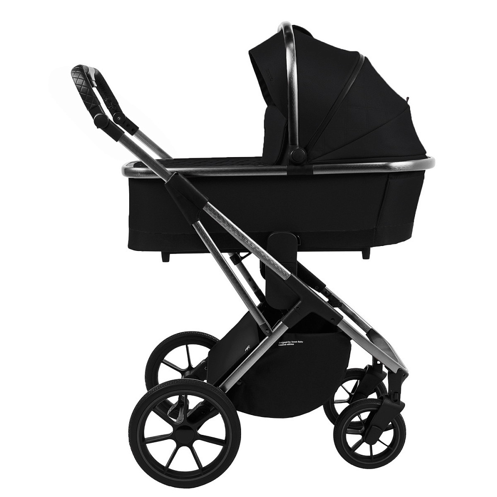 Коляска 3 в 1 Sweet Baby Rocco + автокресло Premier Black Black