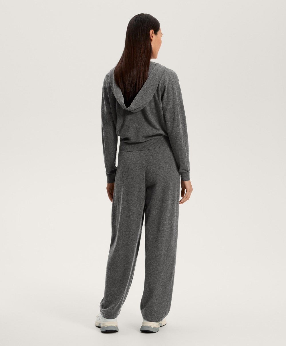 OYSHO Брюки-кокон из трикотажа, серый